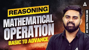 SSC CGL 2025 Reasoning Classes | SSC CGL 2025 Reasoning Mathematical Operation | By Sahil Tiwari Sir