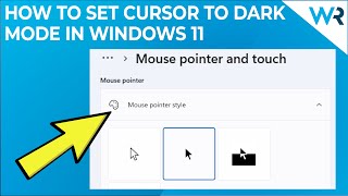 Windows 11 dark theme Cursors