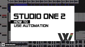 PreSonus Studio One 2: How To Use Automation | WinkSound
