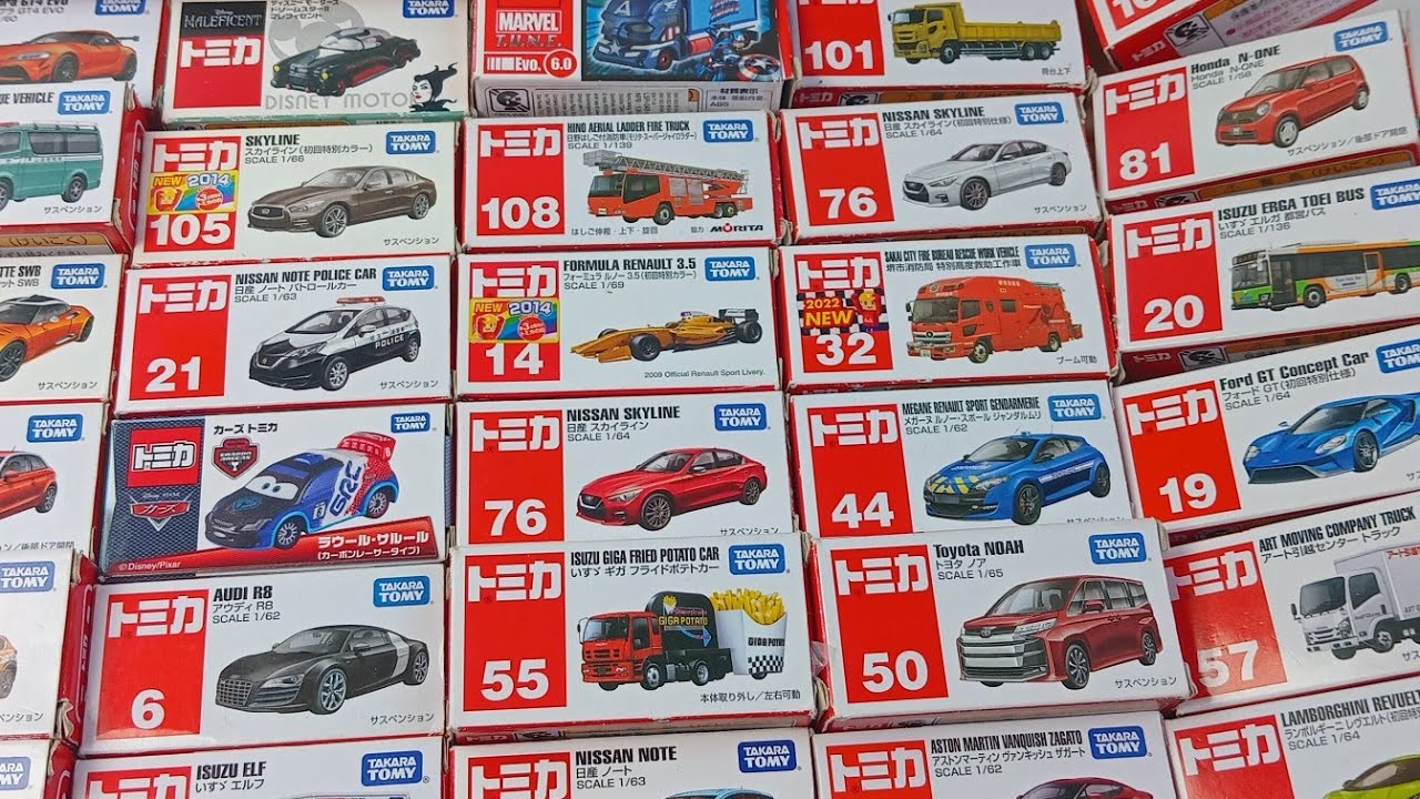 トミカ大量すぎて鳥肌…！圧巻すぎる美しきコレクション公開☆