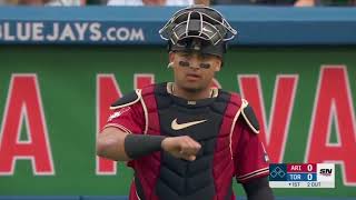 Gabriel Moreno 2023 Highlights - MLB Leader in Caught Stealing %