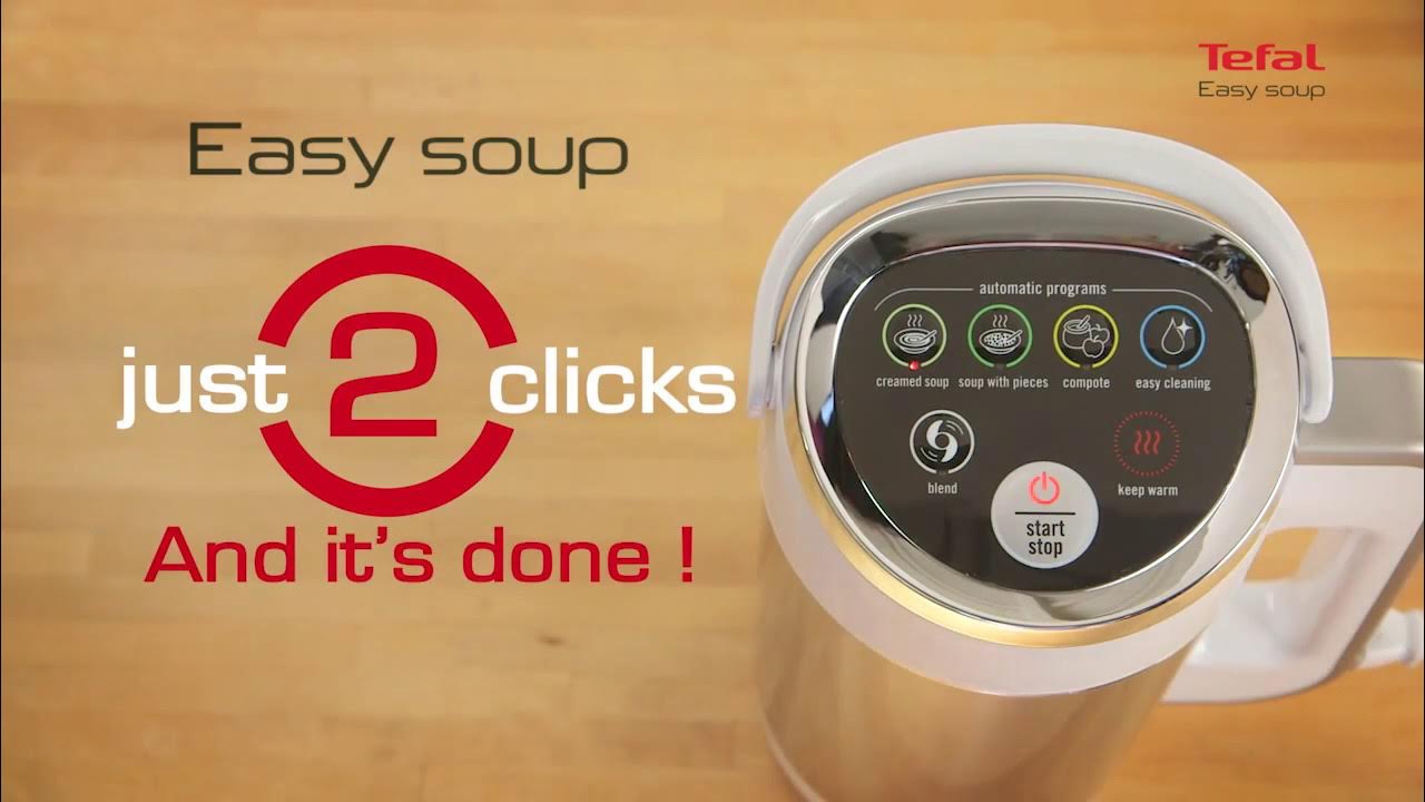 Tefal Easy Soup soup maker YouTube