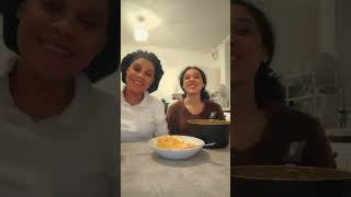 My daughter cook Mac-cheese she also speaking my krahn loca  language as well .super proud of her ♥️