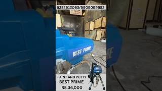 AIRLESS PAINT &amp; PUTTY SPRAYER RS.36,000 #airless #putty #paint #puttymachine #ve #viral #trending