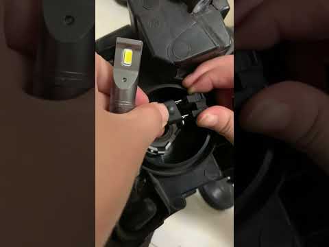 How to install the LED headlight H7 by yourself for saving money?