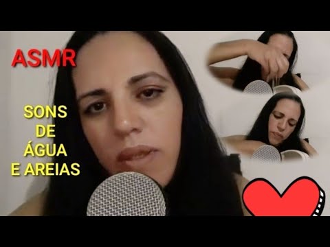 ASMR- Sons de água e areia pra Você relaxar 😴😴