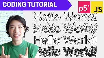 p5.js Coding Tutorial | Intro to textToPoints (Kinetic Typography)