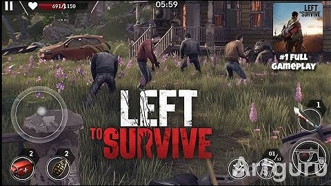 || Left To Survive ||  "hunting zombies" (full gameplay) Android & IOS walkthrough 