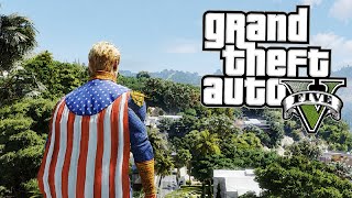 Gta V Homelander Vs Superman Epic God Battle