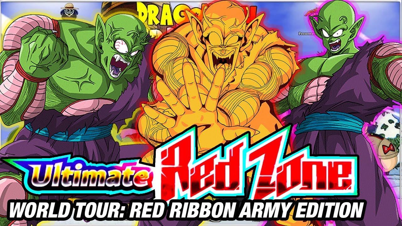 PICCOLO Jr. VS. THE ULTIMATE RED ZONE RED RIBBON ARMY (NO ITEM WORLD