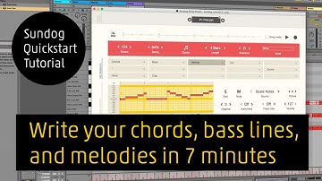 Quickstart tutorial for Sundog Song Studio