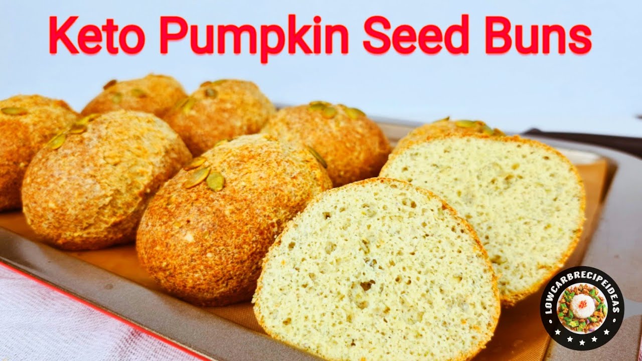 HOW TO MAKE KETO PUMPKIN SEED BUNS - SOFT, FLUFFY, AIRY & SUPER LIGHT !