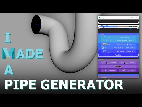 Pipe Generator for Maya