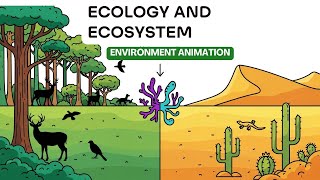 Ecology & Ecosystem Explained | Environment Full Concept in Animation | UPSC, UPPCS, SSC, Banking