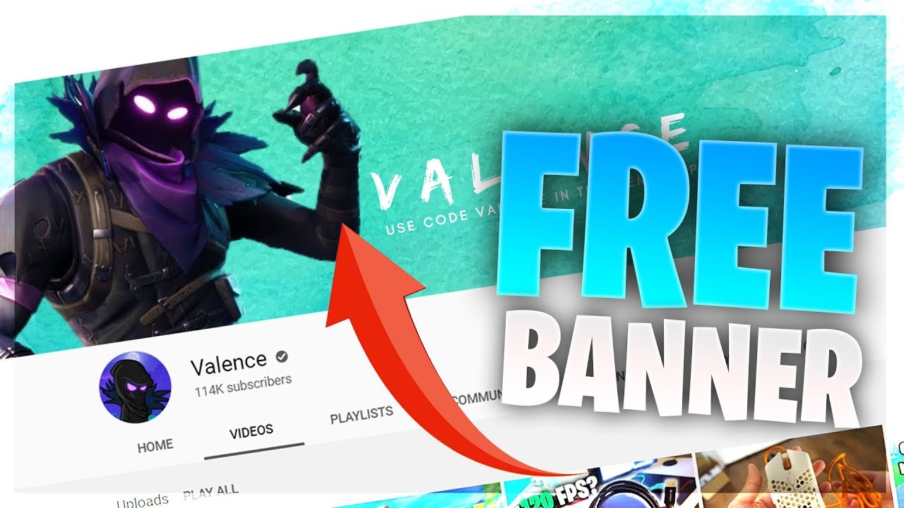 Easy How To Make Free Youtube Banners Fortnite Gaming Banner Tutorial 19 Youtube