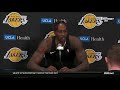 Anthony Davis on the confrontation with Dwight Howard: "It's over with."