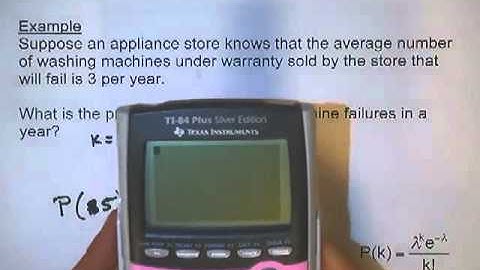 4 5 3 Poisson Distribution