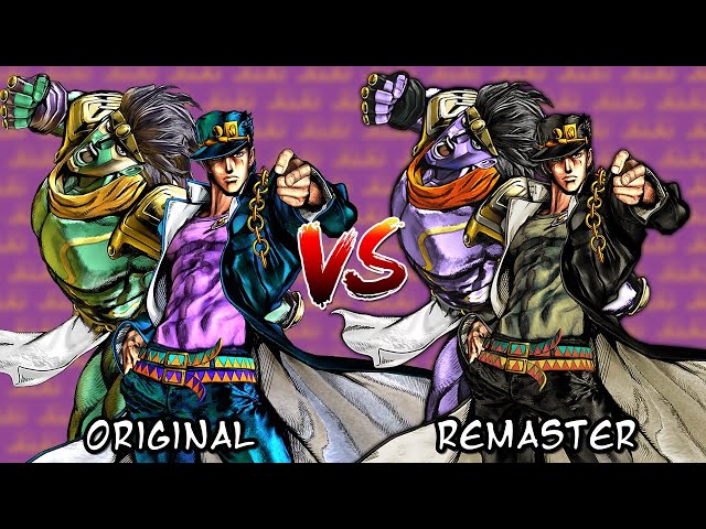 Jojo's Bizarre Adventure's HD Remastered Graphics Vs. Original Sprites -  Siliconera