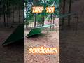 TARP 101 - Das Schrägdach Setup - Tarp 3 x 3m #survival #wald #natur #bushcraft #outdoor #camping