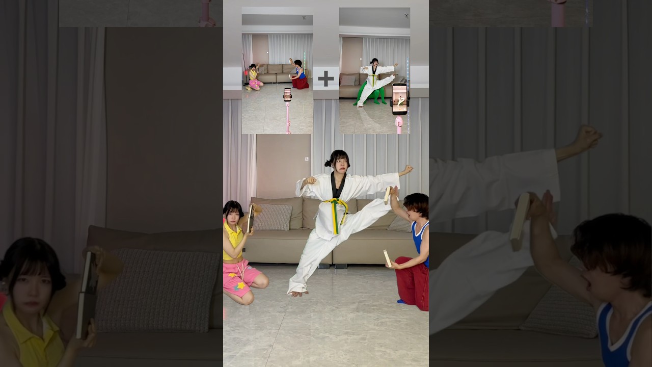 Kung Fu Skills🥋Tutorial Here!😎#behindthescenes #funny #tutorial