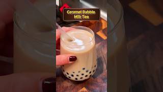 I made bubble tea at home. It's simple, delicious, and the chewy tapioca pearls are so addictive!