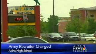 Army recruiter charged with sex assault