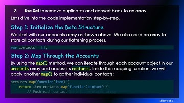 Flatten an Array of Objects: A Step-by-Step Guide to Unique Contact Extraction in JavaScript
