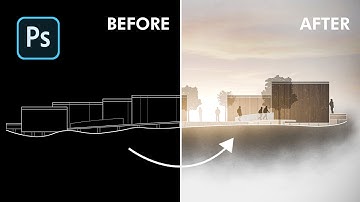How to create a stunning ARCHITECTURE SECTION | Photoshop Tutorial