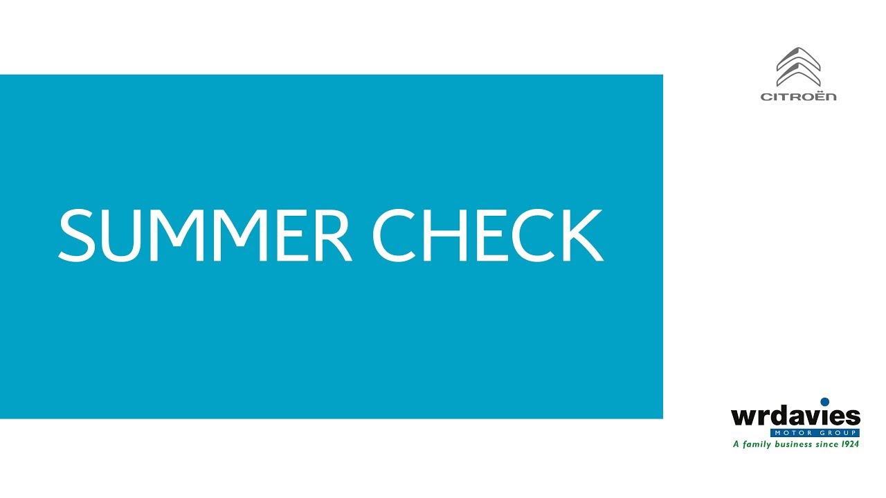 W R Davies Citroen - Summer Check