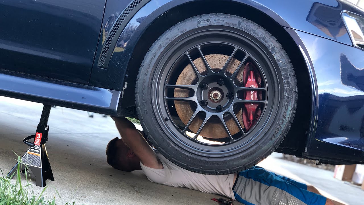 Bagging my Evo X (Air Suspension) YouTube