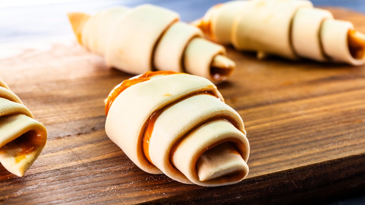 3 Ingredient Puff Pastry Croissants