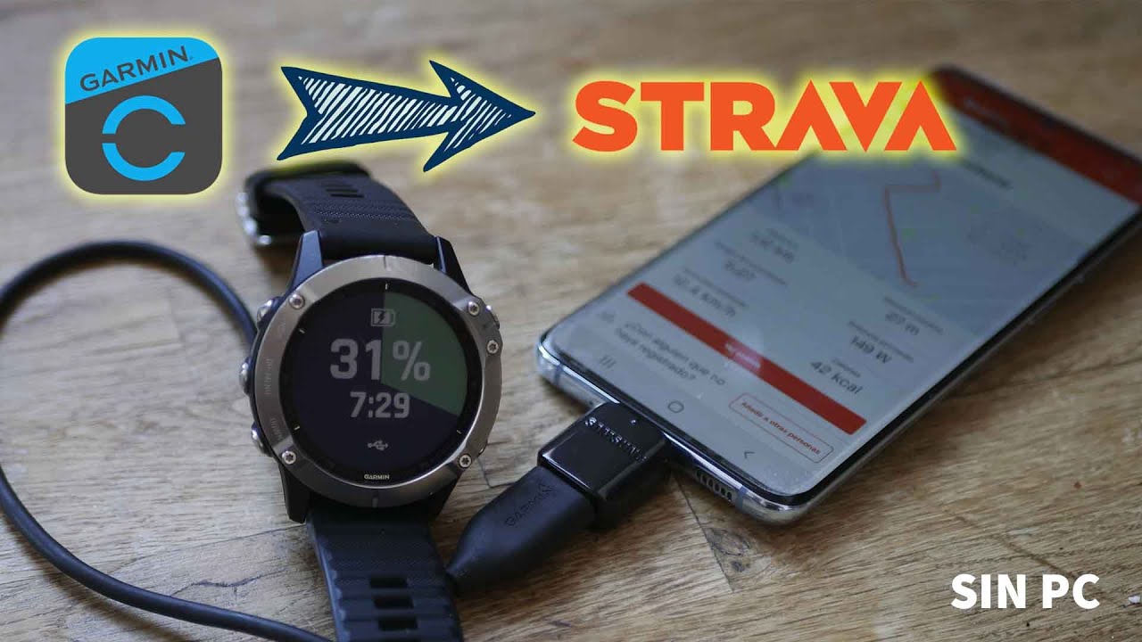 Enviar Garmin a Strava SIN PC solo con el movil - Tutorial - YouTube