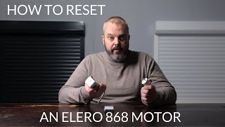 How To Reset A Elero 868 Motor