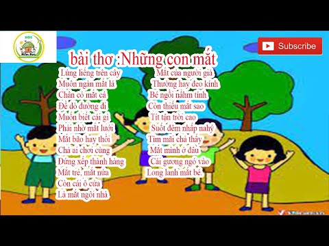 Video Bài Thơ NHỮNG CON MẮT - youtube