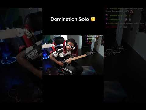 Domination solo (one take) #metal #pantera #shorts