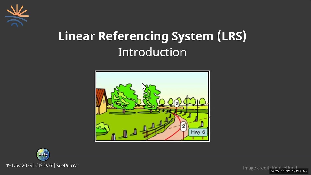 Linear Referencing System (LRS) webinar + exercise
