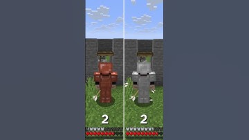 COPPER ARMOR COMPARISON in MINECRAFT
