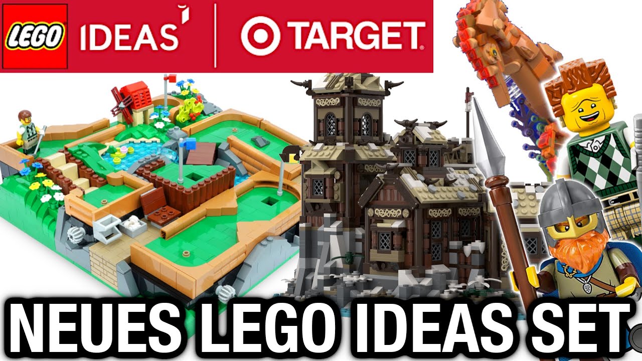 Wikinger, Golfplatz oder Meerestiere - IHR entscheidet! | LEGO Ideas X Target | LEGO News