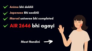 Meet another Strange JEE Aspirant 😱 |  AIR 2646, Nandini | Process Episode 3