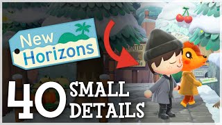 Animal Crossing New Horizons  40 Small Details You SHOULD Know!