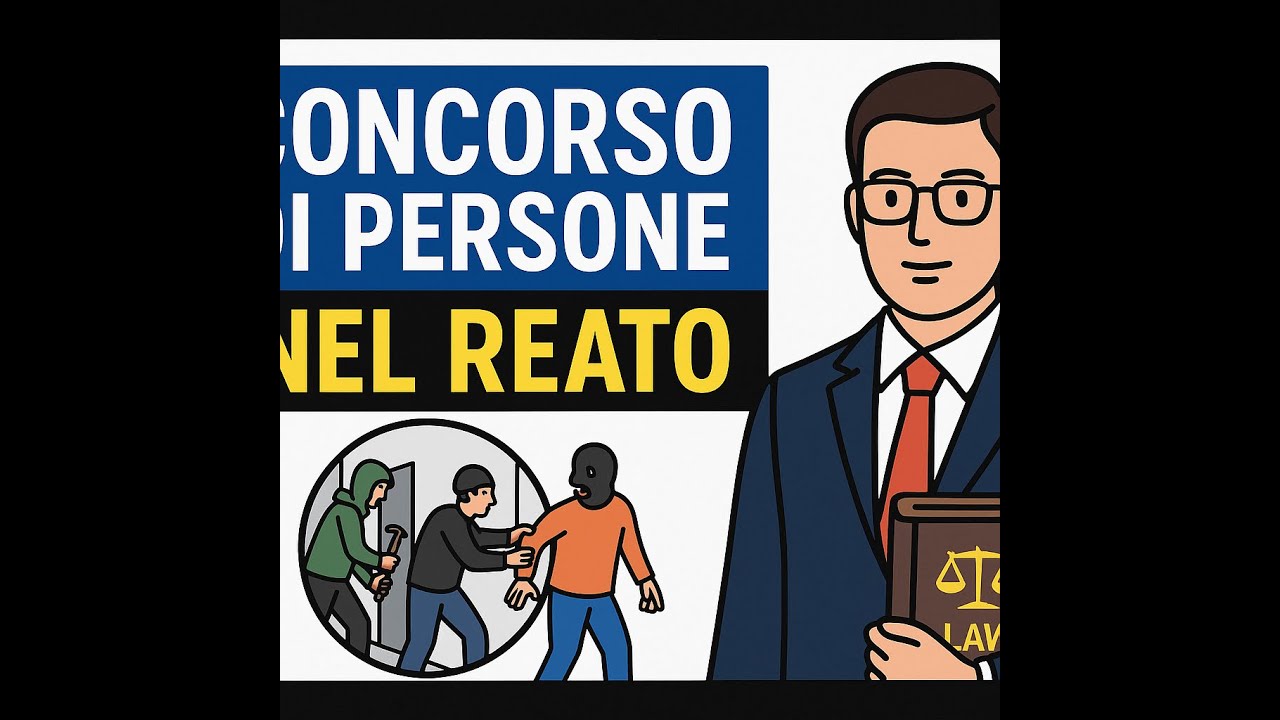 IL CONCORSO DI PERSONE NEL REATO spiegazione completa con esempi pratici e giurisprudenza