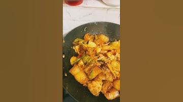 Pork with bamboo shoots n potato #nagafood#nagacuisine#foodlover