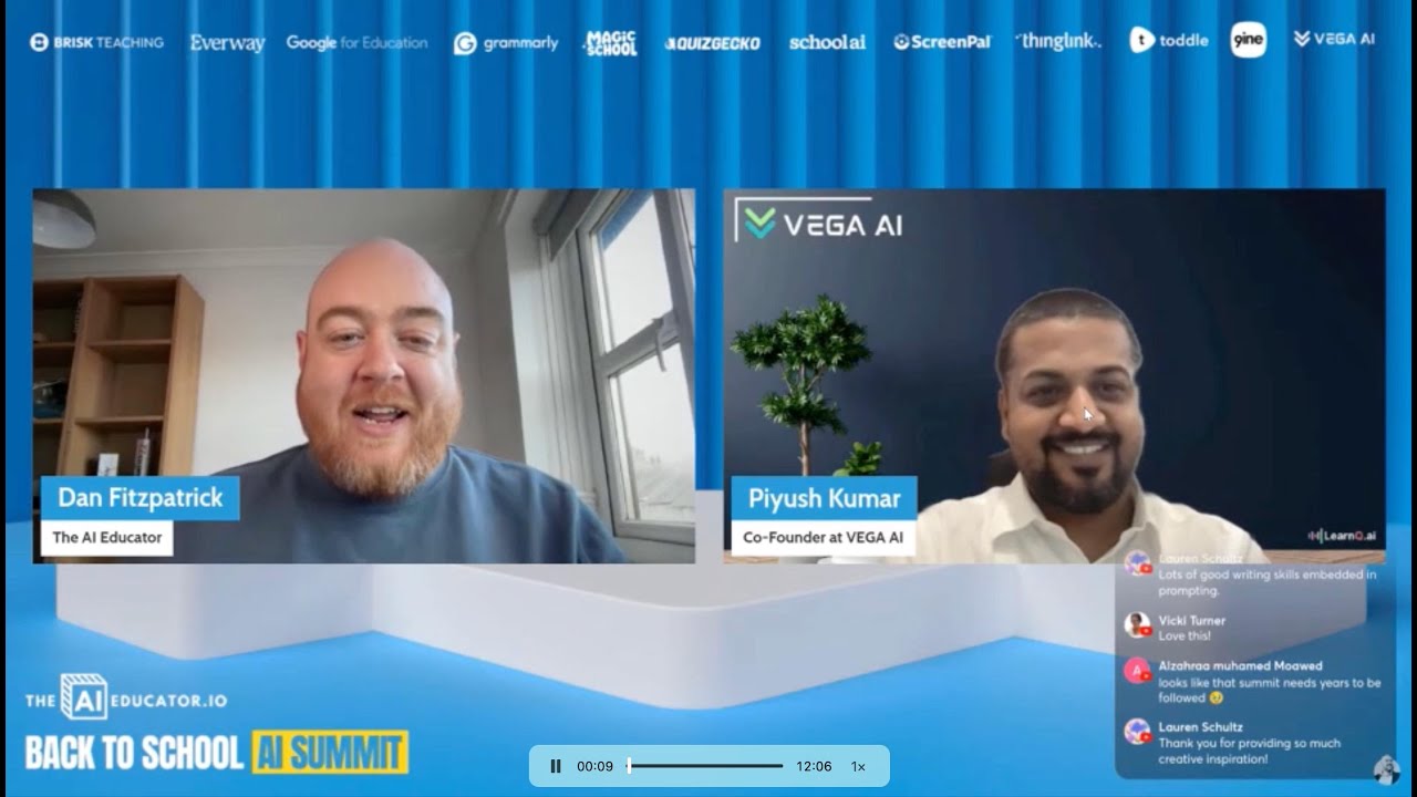 VEGA AI at Back to School AI Summit 2025 | Speaking note by Piyush - Co-Founder of VEGA AI