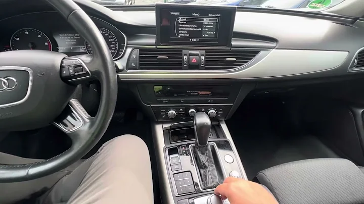 Audi A6 Set Time Clock