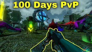 I Survived 100 Days PvP Ark Mobile | Upgraiding Base + Raiding [Full Season]