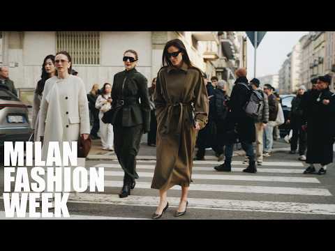 Video Real Street Style at Milan Fashion Week l MaxMara Show 2026