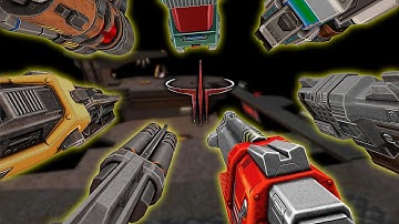 Quake 3 Arena HD Weapon Remake (mod trailer/demo -- download link in description)