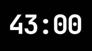 43-minute countdown timer