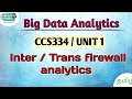 Inter and trans firewall analytics in big data analytics tamil||CCS334||Big Data||Anna University.