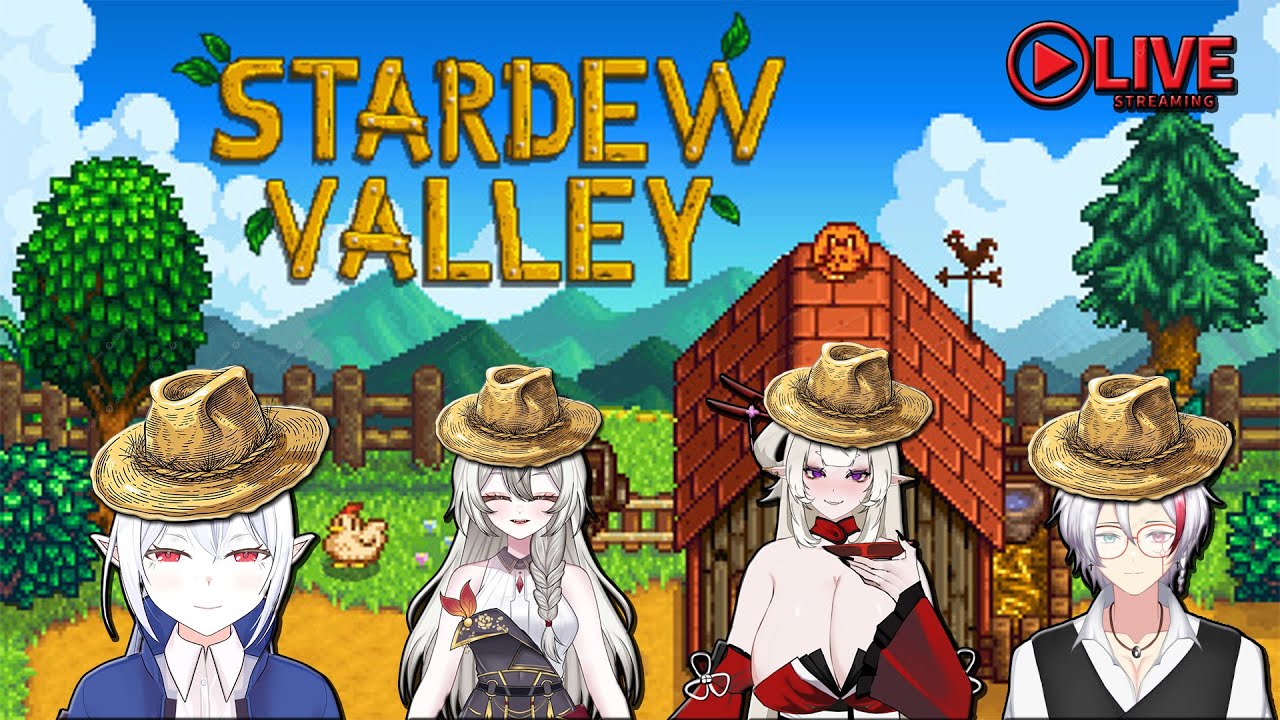 (Live Collab) ปีใหม่แล้วคิดถึงพวกเราไหม (stardew valley) ft.Vtubers 